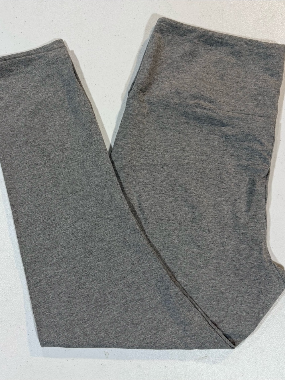 District Heather Gray Womens High-Waist Leggings
